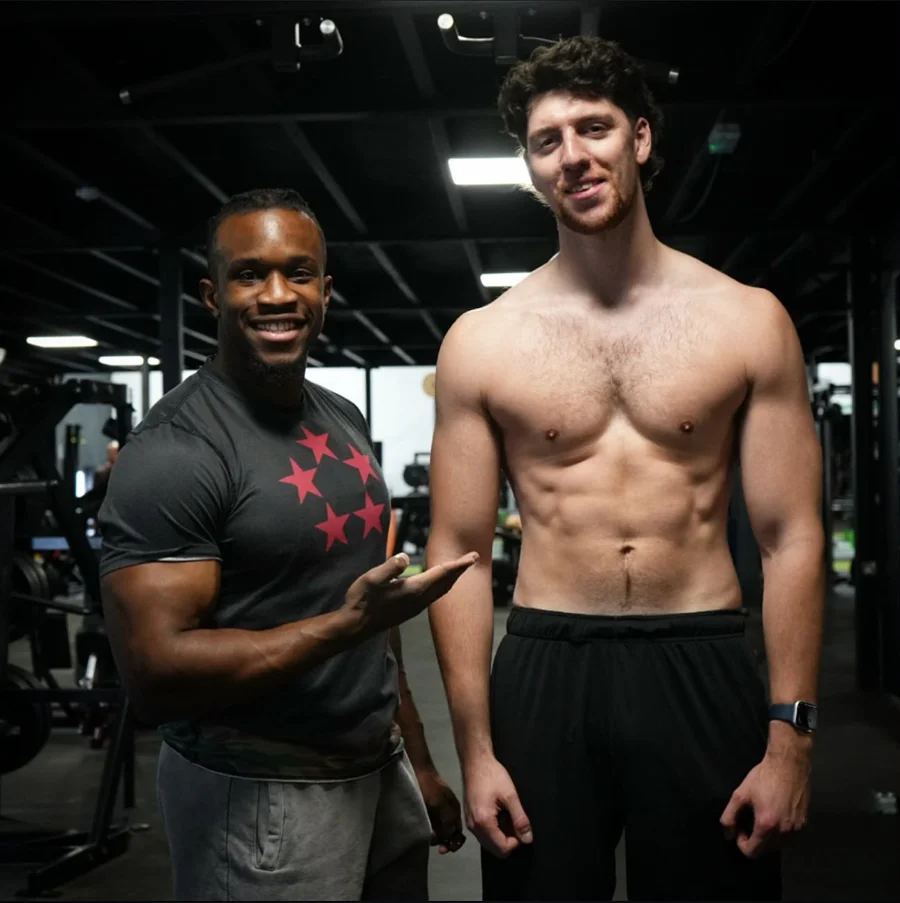 Executive Ascension supplied image of two people in a gym